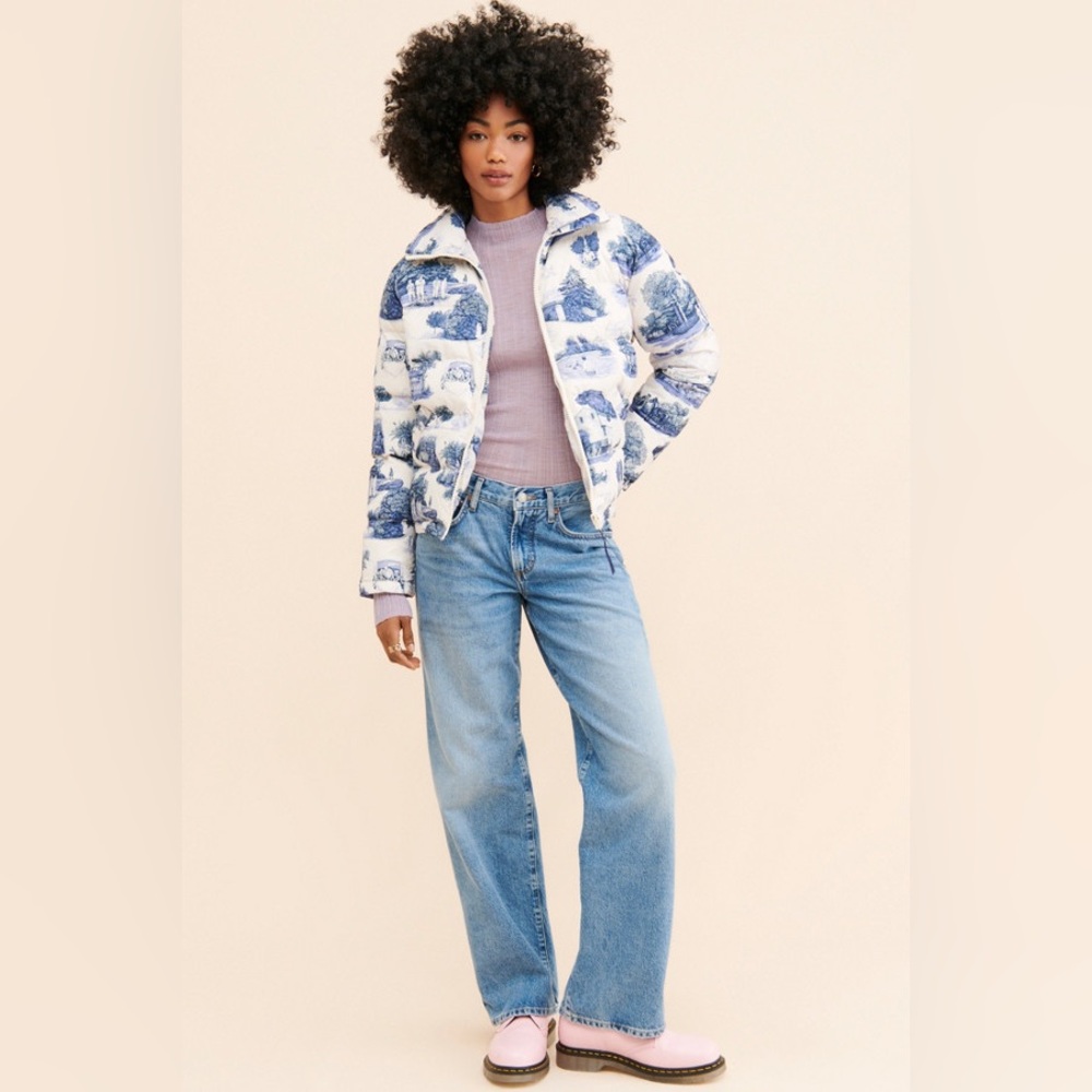 Rachel Antonoff Tony's Toile Puffer Jacket